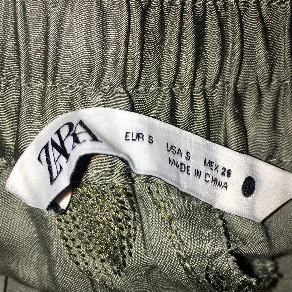 Zara Sequined Wide Leg Pants | 100% Viscose | Evening Trousers | Size S - Picture 4 of 7